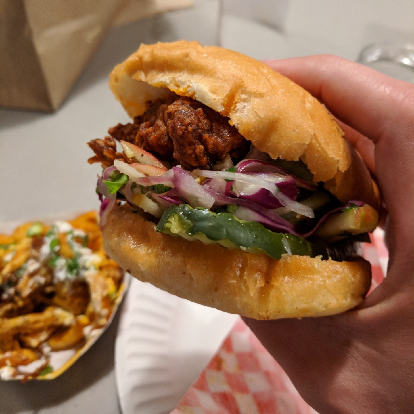 Fully Loaded Curly Fries – The Bird SF – Sodafry