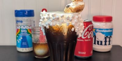 fluffy coke with key ingredients